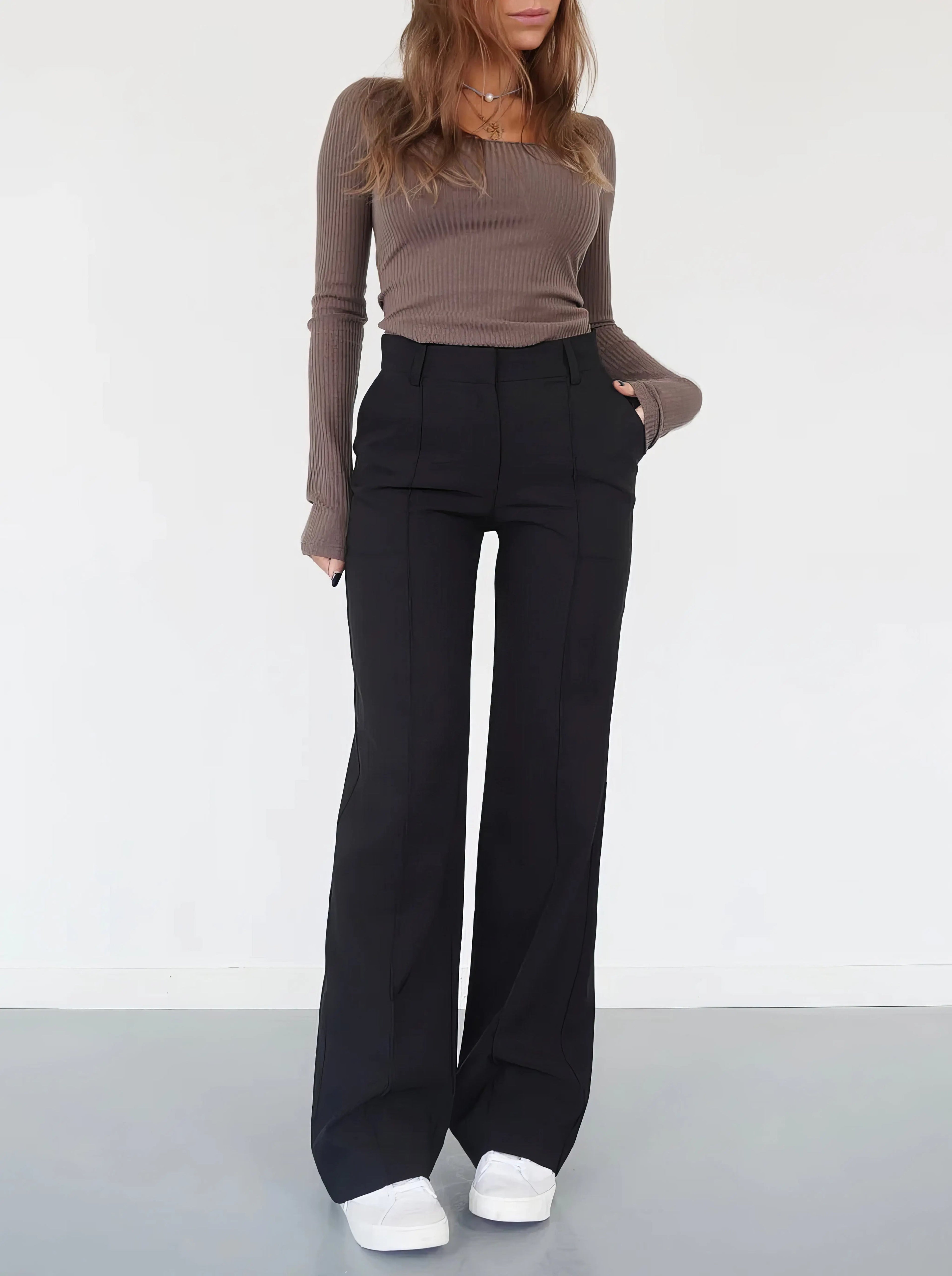 Carina | High-Waisted Chic Trousers