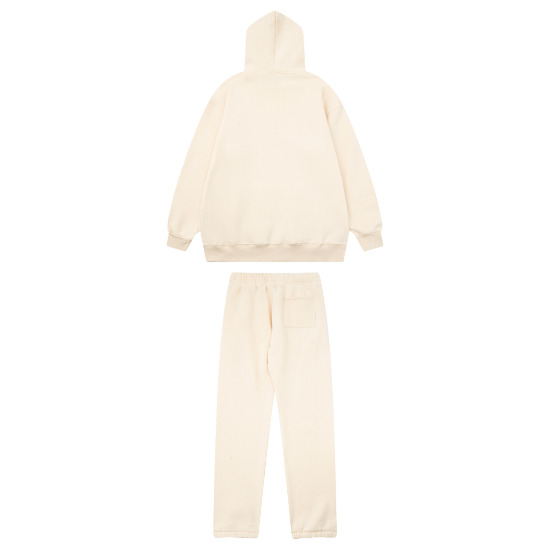 Sp5der Tracksuit Beige