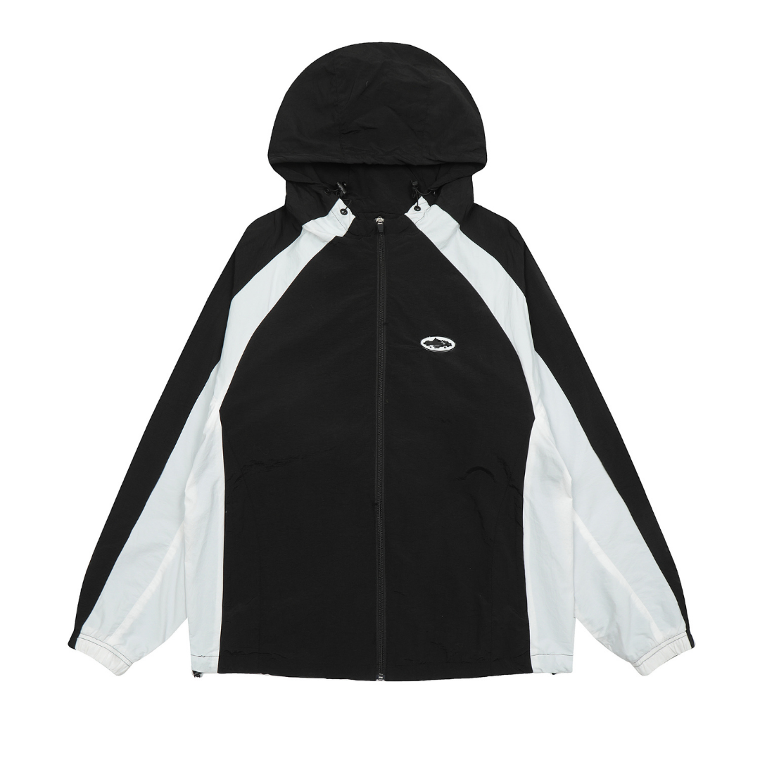 HDRIP x Crtz Black Windbreaker