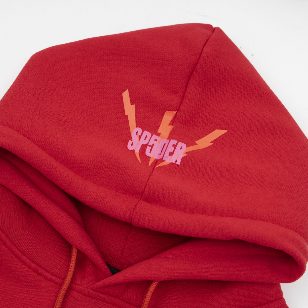 Sp5der Tracksuit Red